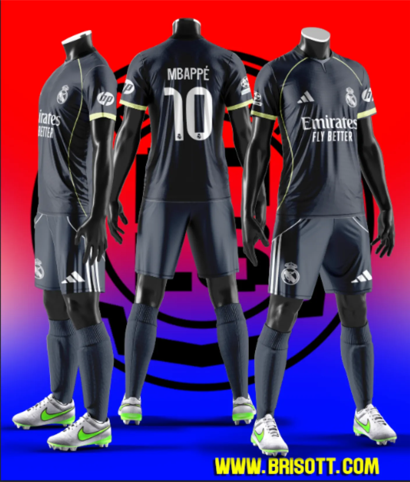 Mockup REAL MADRID TERCERA MCP
